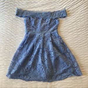 Francesca’s blue mini dress!!!